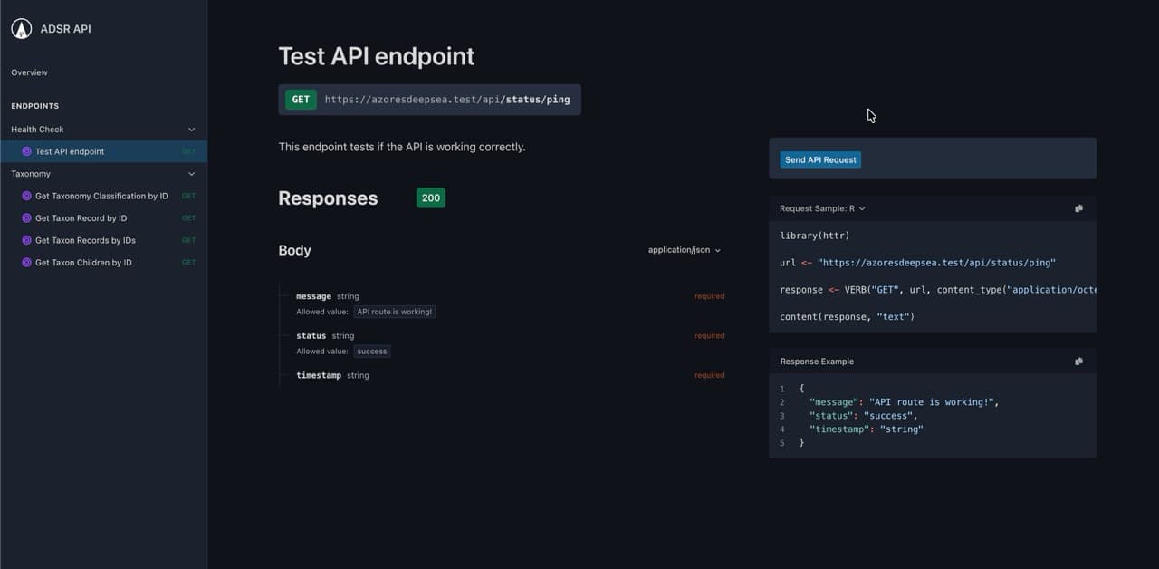 WoRMS / OBIS / Taxon API